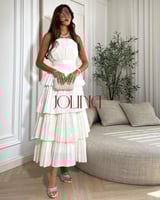 فستان ابيض توب