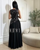 فستان اسود سهرة