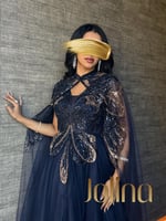 فستان طيف Navy Tiara كحلي