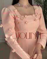 فستان بنكي اكمام طويلة