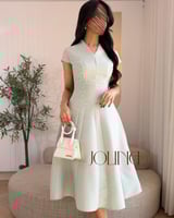 فستان تيفاني بتطريز كرستال ناعم