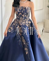 فستان سهرة كحلي