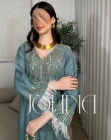 جلابيه باكمام ريش