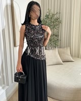 فستان اسود سهرة