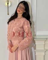 طقم وردي قطعتين