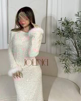 طقم قطعتين لون سكري