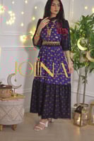 جلابيه شالكي نيلي