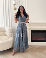 فستان قطعتين ناعم