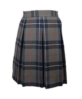 شورت \ تنورة رمادي كاروهات