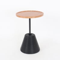 طاولة خدمة خشب بقواعد خزف