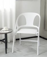 كرسي بلاستيك تصفيط اسود