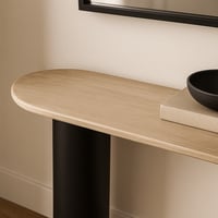 كونسول خشبي