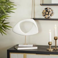 تحفة ديكور انسيابية بقاعدة رخامية