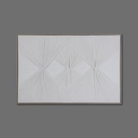 لوحة منزلية بيج - قماش متداخل