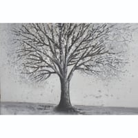 لوحة حائط عصرية كانفس برسم بارز 80سم في80 سم مزودة...