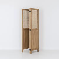 بارتشن خشب فاتح مفرغ - 4 قطع