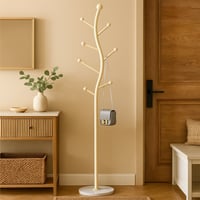 علاّقة معاطف بتصميم عصري مستوحى من شكل الشجرة، تضي...