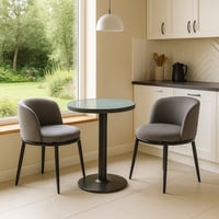 طقم جلوس خارجي - لون رمادي - تصميم عصري