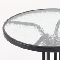 طقم خارجي 3 قطع صلب مفرغ - لون أسود