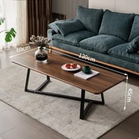 طاولة خدمة إيليت - خشب غامق - شكل مستطيل