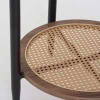 طاولة ريفانا دورين خشب مع رتان