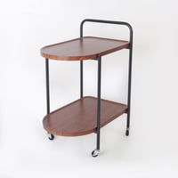 عربه تقديم خشبية - مقبض و قواعد معدن