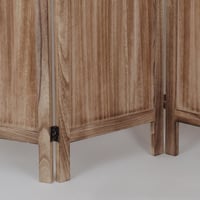 بارتشن خشب - جزء علوي مغطي بالقماش - 4 قطع