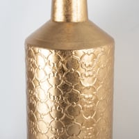 فازه حديد ذهبي كبير