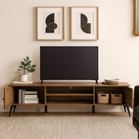 طاولة تلفزيون بلازما رِفان خشبية 200 سم