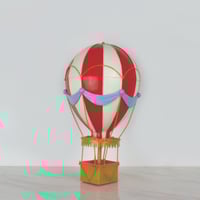 تحفة حديدية بشكل منطاد