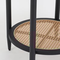 طاولة ريفانا خشب - مع رتان