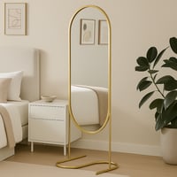 مرايا استاند - حديد ذهبي - قواعد مموجه