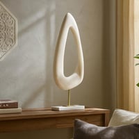 قطعة ديكور - راتنج بقاعده رخاميه