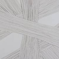 لوحة كانفس قماشية - تصميم هندسي متداخل - لون رمادي