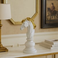 مجسم شطرنج الحصان الابيض