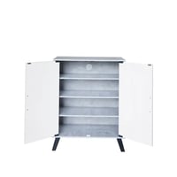 خزانة أحذية خشبية بابين 4 أدوار صناعة ماليزي , رما...