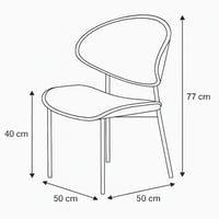 كرسي جلد بيج