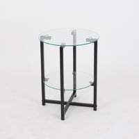 طقم طاولات زجاجية فاخرة بتصميم عصري 4+1