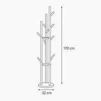 علاقة ملابس أرضية بتصميم أنيق وعصري، مزودة بخطافات...