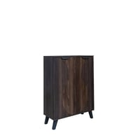 خزانة احذية خشبية - بني غامق