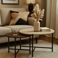 طقم طاولات ديفا دائري متداخله