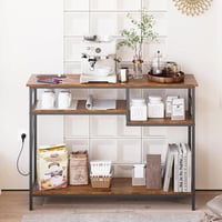 طاولة كونسول عصرية مزودة بمقبس كهرباء