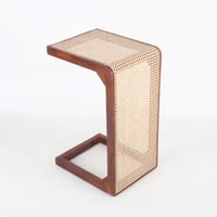 طاولة خدمة مفرد هندي بخشب طبيعي مع خزف