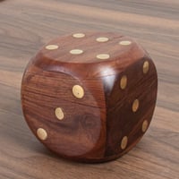 لعبه النرد من الخشب الهندي العريق حجم كبير