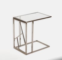 طاوله خدمه من استيل فضي