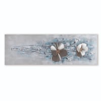 لوحة حائط عصرية كانفس مزودة بإطار خشبي مخفي