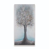 لوحة حائط عصرية كانفس 120سم في 60 سم مزودة بإطار خ...