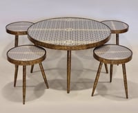 طقم طاولات ضيافة 1+4