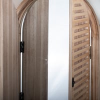 مرايا حائط استايل خشبي