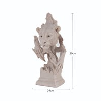 مجسم رأس نمر بتافصيل ونحت دقيقه